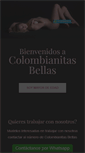 Mobile Screenshot of colombianitasbellas.com